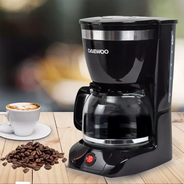 Cafetera Negra Daewoo DCM-1859 1.25l 12 Tazas_2