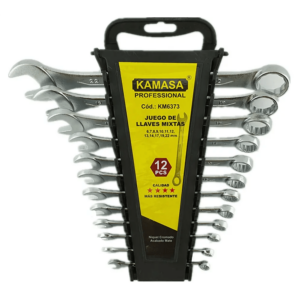 Juego Llave Mixta 12Pcs 6-22mm Plastico Kamasa KM6373