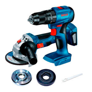 Taladro Percutor Bosch 1/2″ GSB 185LI + Esmeril 5″ GWS 180LI