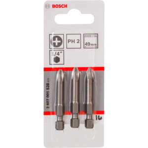Bosch Punta Phillips 2X50mm 3 Unidades