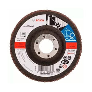Bosch Disco Flap Best para Metal 4.5" Gr40 Plano