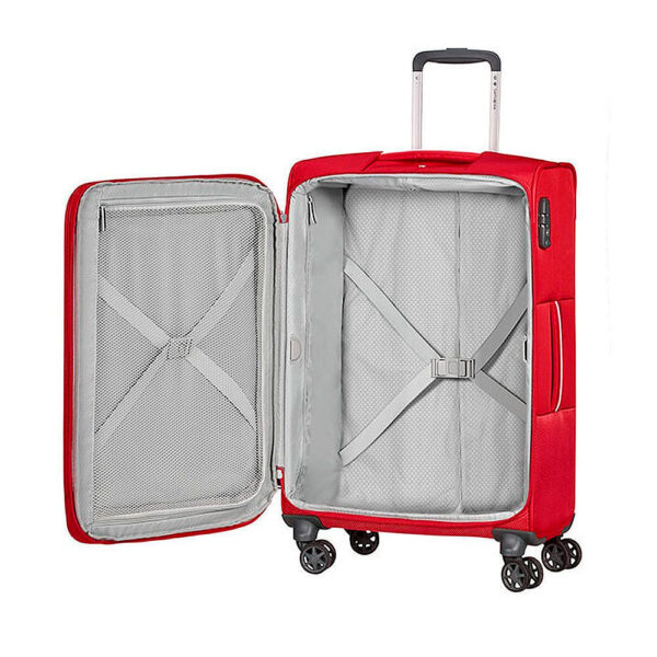 Maleta Popsoda Sp 66/24 Mediana Roja Blanda Samsonite - Imagen 4