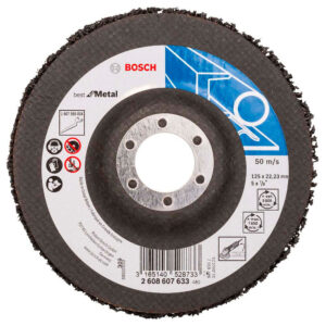 Bosch Disco Limpieza 5" Metal Negro Alta Calidad