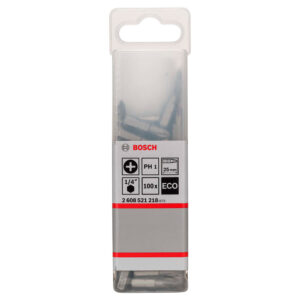 Bosch Punta Phillips 1X25mm 100 Unidades Caja Plastica