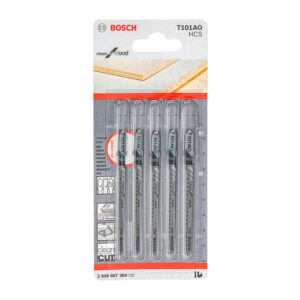 Hojas de sierra Calar Bosch x5 HCS Curvo Fino Limpio Madera