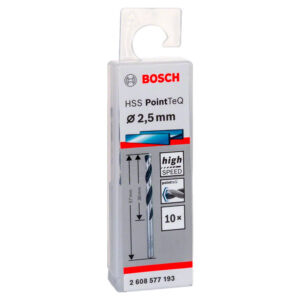 Broca Metal Hss Pointteq Cjax10 2.5Mm