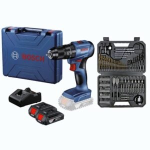 Taladro Percutor Bosch 1/2" 18V GSB 185-LI + 2 Bat + Set 103