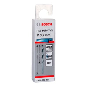 Broca Metal Hss Pointteq Cjax10 3.2Mm
