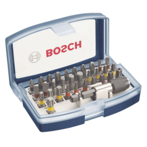 Bosch Set 32 Pz Puntas Hex Con adaptador