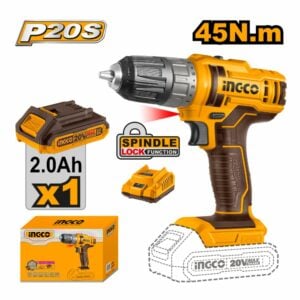 Taladro Atornillador Ingco 20V 2.0AH CDLI200518