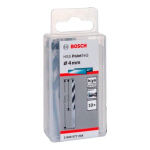 Broca Metal Hss Pointteq Cjax10 4.0Mm