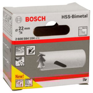 Sierra Bosch Copa Cobaltada Bimetal 22mm 7/8"