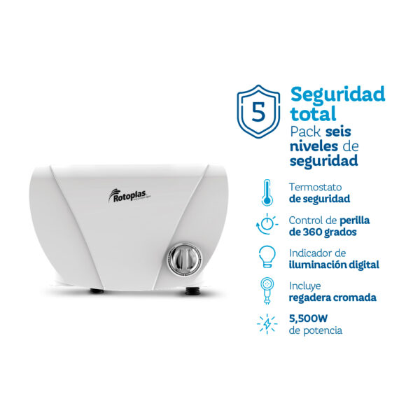 Terma Instantanea Rotoplas Moderna - Imagen 2