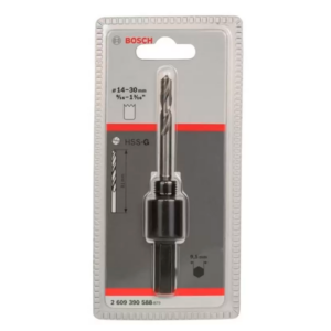 Mandril Bosch Para Sierras Copa 9/16" A 1-3/16" + Broca
