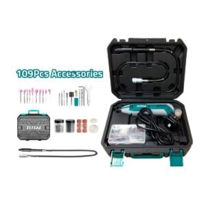 Mini Esmeril Electrico 130W+109 Accesorios Total TG513326