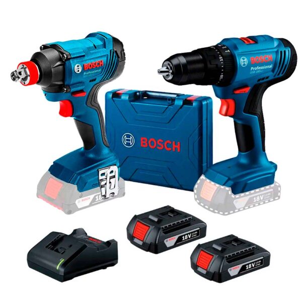 Taladro Percutor GSB 183 + Llave Impacto GDX 180 Bosch_1012713_1