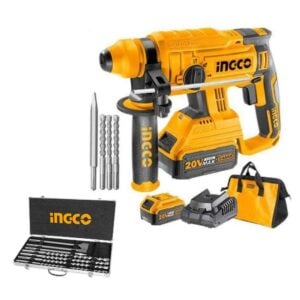 Rotomartillo CRHLI22012 20V + 2 Bat + SET 7 PZ AKD5075 INGCO