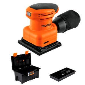 Lijadora Orbital 1/4" 200W Lior-1/4A2-2 + Caja 19" Truper