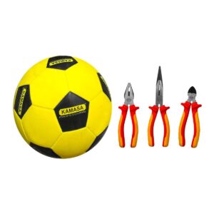 Juego de Alicates Aislante CR-V 3 Pzs KM2167 Kamasa + Pelota