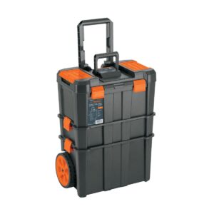 Caja Herramienta 19"x25" 3en1 Desmontable C/Ruedas Truper