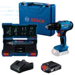 Taladro atornillador GSB 183 + Atornillador Bosch GO 2.0