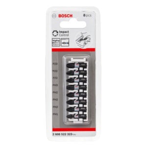 Set Bit 8pzas Bosch Impact Control 25mm