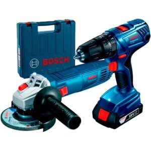 Taladro Bosch GSB 180-LI 18V + Esmeril GWS 700 + 1 Bat +1 Mp