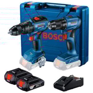 Atornillador GSR 185-LI 2 BAT + Percutor GSB 18V-50 BARETOOL