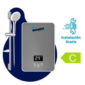 Rapiducha Rotoplas Instantánea Silver Pantalla Digital