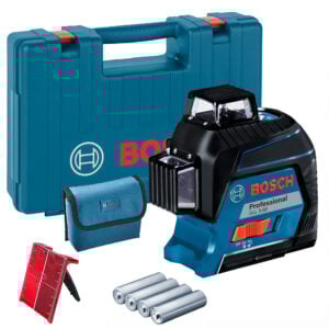 Nivel Láser Rojo Bosch Gll 3-80 360° Lineas Plomada