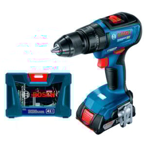 Taladro Percutor Inalám GSB 18 V Bosch + Batería + Set 41 pz
