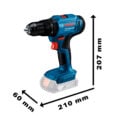 Taladro Percutor GSB 183 LI 18V + 2 Batería y Cargador Bosch_1013787_5