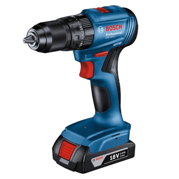 Taladro percutor 1_2 GSB 185 + batería + Set 11 pz Bosch_1013936_2