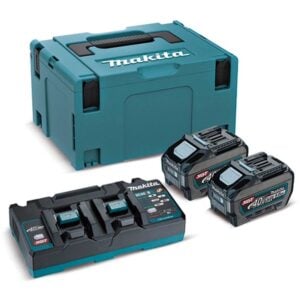Makpac 2 Baterías XGT 40Vmax 5.0Ah + Cargador Doble