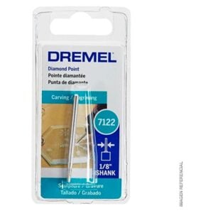 Punta Diamantada Recta 3/32" Dremel 7122