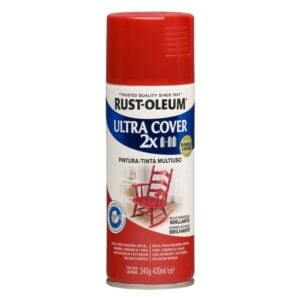 Aerosol Multiusos Ultra Cover 2x Rojo Manzana Brillante 340g