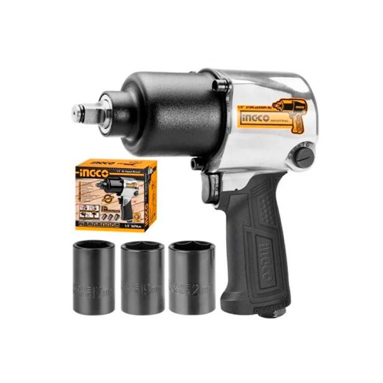 Pistola De Impacto Neumática Ingco 1/2 610 Nm Auto Camion