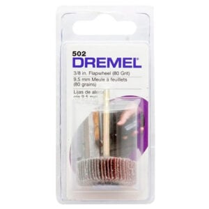 Disco de Aletas Grano 80 - 3/8" (9,5 Mm) Dremel 502