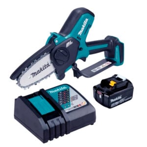 Motosierra de mano 18V 4" DUC101 + Bateria + Cargador Makita