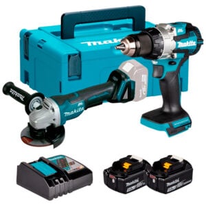 Taladro Atornillador+Esmeril 4.5 Makita + Bat Y Carg+Makpack