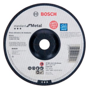 Disco de Desbaste Standard For Metal Bosch 180X6X22.23Mm