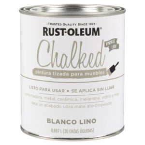 Rust-Oleum Pintura Brochable Tiza Chalked Blanco Lino 0,887L