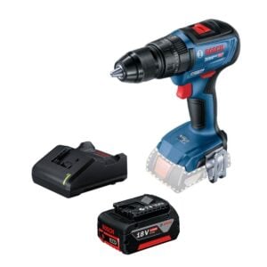 Taladro Percutor Bosch GSB 18V-50 + Batería 4.0Ah + Cargador