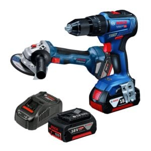 Esmeril Gws 180 + Taladro Gsb 18V-90 + 2 Bat + Carg Bosch