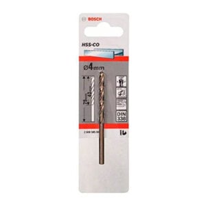 Bosch Broca Metal Cobalto HSS-Co 4.0 x 43 x 75