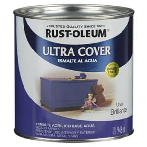 Rust-Oleum Pintura Brocha al Agua Uva Brillante 0,946L Nuevo