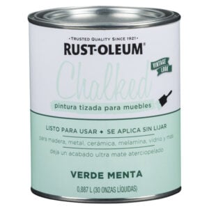 Rust-Oleum Pintura Brochable Chalked Verde Menta 0,887 L