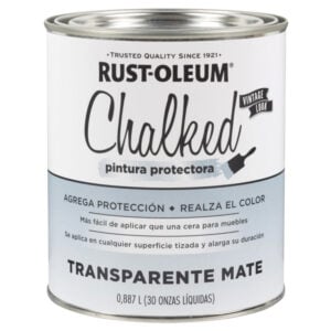 Rust-Oleum Pintura Brochable Chalked Transparente 0,887L