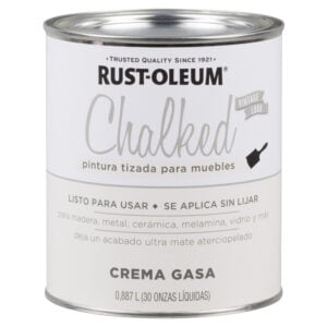 Rust-Oleum Pintura Brochable Tiza Chalked Crema Gasa 0,887L