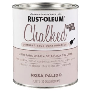 Rust-Oleum Pintura Brochable Chalked Rosa Pálido 0,887L